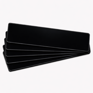 Plaques Noires Vierges – 52×11 cm (À partir de 10 pièces)